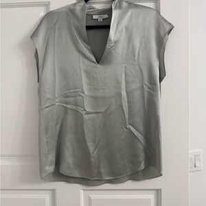 Vince Shimmering Gray Women's Blouse